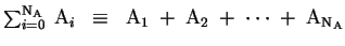 calculation of sum